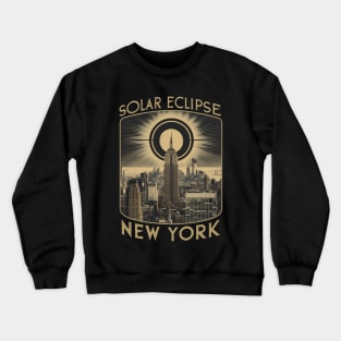 Solar eclipse apparel New York Crewneck Sweatshirt